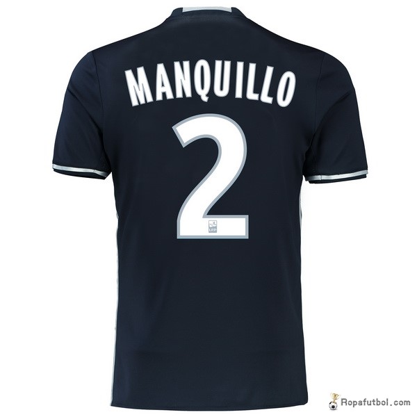 Camiseta Marsella Replica Segunda Ropa Manquillo 2016/17 Negro